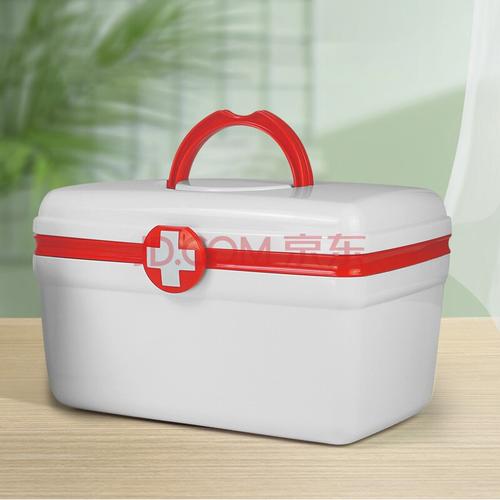 红立方redcube 塑料急救箱带药品医疗器械办公工厂企业家用车载会议